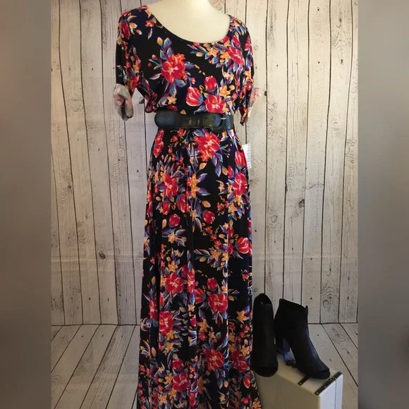 🖤LULAROE • “Ana” Maxi Dress (XL/fits 14-16) - Picture 12 of 16